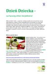 Dzień Dziecka – zachęcamy dzieci do jedzenia
