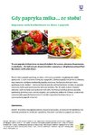 Gdy papryka znika…ze stołu! Inspiracje szefa kuchni Knorr na dania z papryki