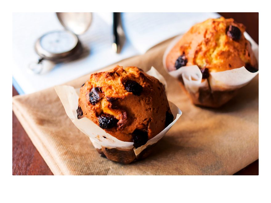 Przepis na jesienne muffiny z suszoną żurawiną