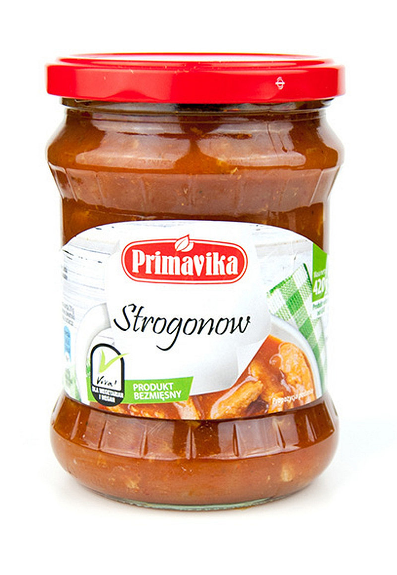Zdrowe danie gotowe – wegetariański Gulasz STROGONOW