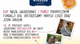 KUPUJĄC JAGODZIANKĘ – POMAGASZ PODOPIECZNYM AKCJI „PODRÓŻ DLA INNYCH”