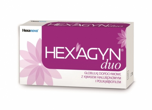 HEXAGYN® duo – innowacyjne odkrycie w leczeniu kobiecych dolegliwości Zdrowie, LIFESTYLE - Co czwarta Polka boryka się z problemem suchości pochwy – jedną z przyczyn stanów zapalnych i infekcji okolic intymnych*. Natychmiastową ulgę i długotrwałe nawilżenie pochwy zapewnia HEXAGYN® duo – innowacyjne i jedyne na rynku globulki dopochwowe z polikarbofilem.