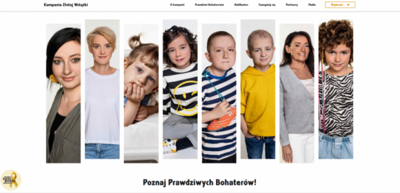 Kampania Złotej Wstążki zakończona - dotarła do ponad 5 milionów Polaków Zdrowie, LIFESTYLE - Kampania Złotej Wstążki w Polsce odbyła się po raz pierwszy. We wrześniu, światowym miesiącu świadomości nowotworów dziecięcych, którego symbolem jest złota wstążka. Organizatorem kampanii jest Fundacja „Na Ratunek Dzieciom z Chorobą Nowotworową”.