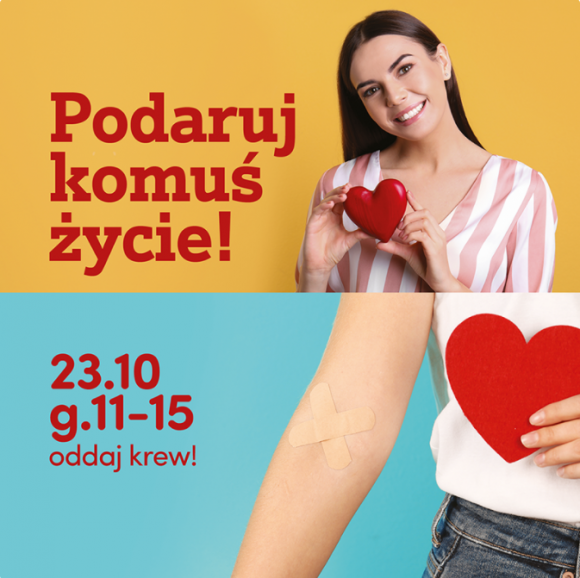 Oddaj krew – podaruj życie! Zbiórka krwi w Centrum Korona Zdrowie, LIFESTYLE - W sobotę, 23 października, dzięki współpracy z klubem Honorowych Dawców Krwi PCK Wrocław każdy, kto spełni określone wymagania, będzie mógł bezpiecznie oddać krew w Centrum Korona. Procedura jest szybka i prosta.