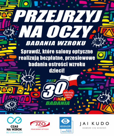 „Przejrzyj na oczy” – bezpłatne, przesiewowe badania ostrości wzroku dzieci Zdrowie, LIFESTYLE - 1500 bezpłatnych par okularów korekcyjnych najbardziej potrzebującym dzieciom od Grupy Essilor!