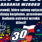 „Przejrzyj na oczy” – bezpłatne, przesiewowe badania ostrości wzroku dzieci